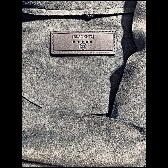 NWT Blank NYC Vegan Suede Drape Front Jacket XS - Picture 10 of 14